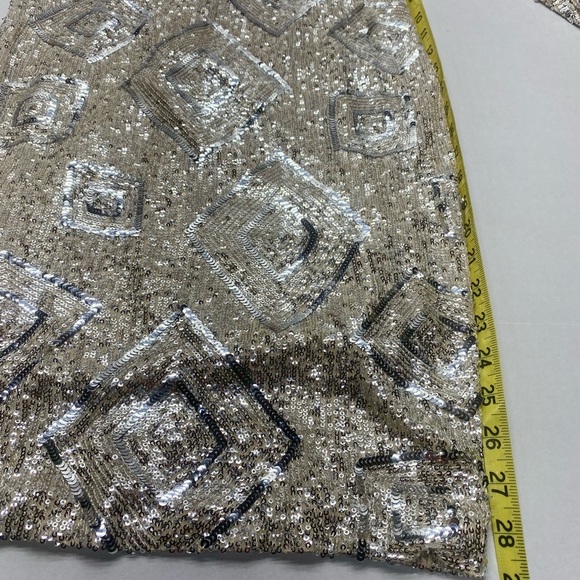 ELIZA J SEQUIN DRESS 4 long sleeve back zip closure fully lined VEGAS FORMAL - Picture 11 of 12